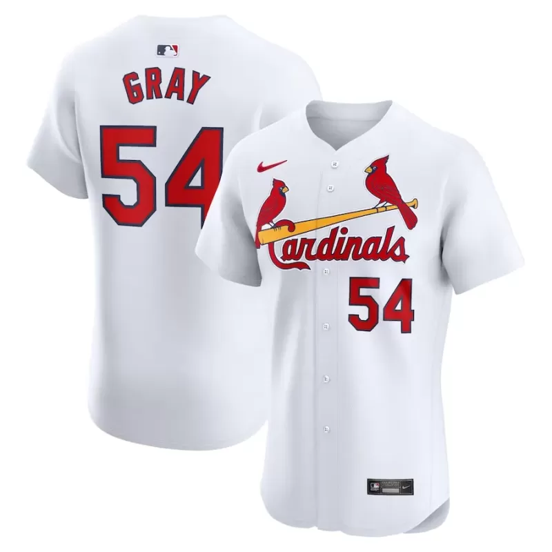 Men's St. Louis Cardinals Sonny Gray Nike White Home Elite Player Jersey Men's St. Louis Cardinals Sonny Gray Nike White Home Elite Player Jersey