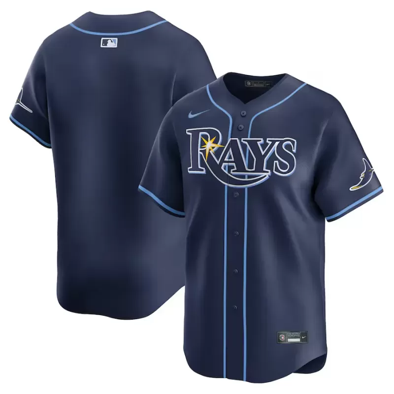 Men's Tampa Bay Rays Nike Navy Away Limited Jersey Men's Tampa Bay Rays Nike Navy Away Limited Jersey