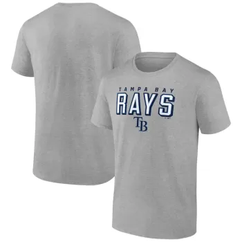 Men's Tampa Bay Rays Fanatics Gray Team T-Shirt Men's Tampa Bay Rays Fanatics Gray Team T-Shirt