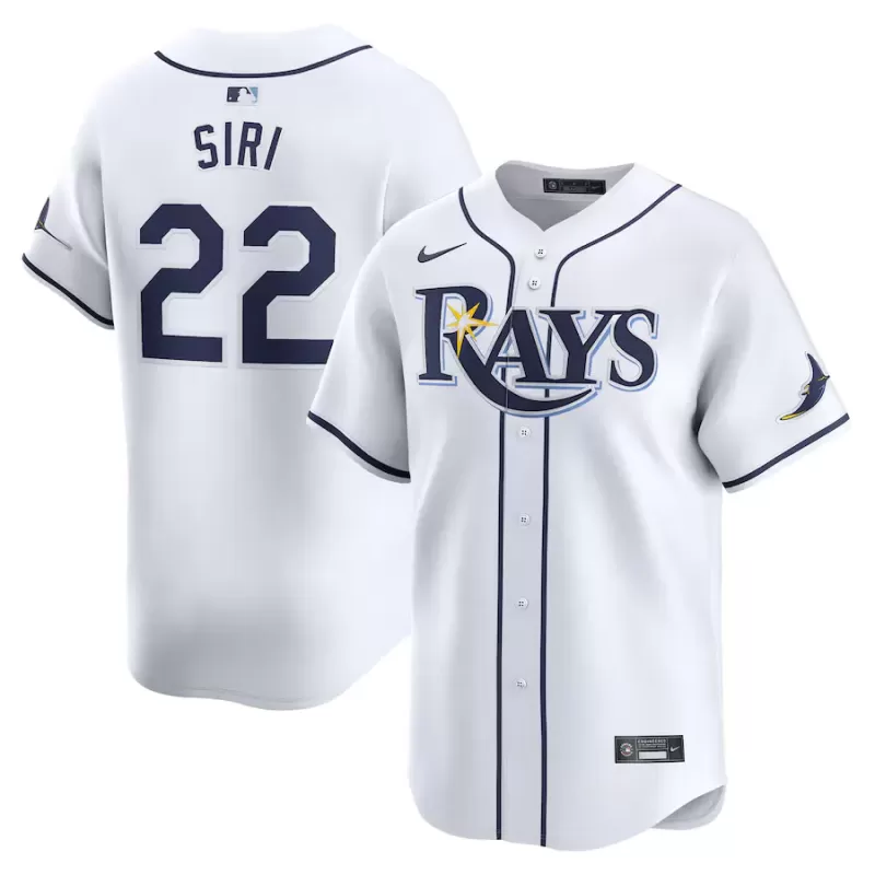 Men's Tampa Bay Rays Jose Siri Nike White Home Limited Player Jersey Men's Tampa Bay Rays Jose Siri Nike White Home Limited Player Jersey