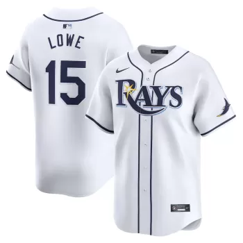 Men's Tampa Bay Rays Josh Lowe Nike White Home Limited Player Jersey Men's Tampa Bay Rays Josh Lowe Nike White Home Limited Player Jersey