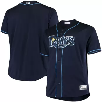 Men's Tampa Bay Rays Navy Big & Tall Replica Alternate Team Jersey Men's Tampa Bay Rays Navy Big & Tall Replica Alternate Team Jersey