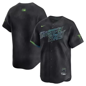 Men's Tampa Bay Rays Nike Charcoal 2024 City Connect Limited Jersey Men's Tampa Bay Rays Nike Charcoal 2024 City Connect Limited Jersey