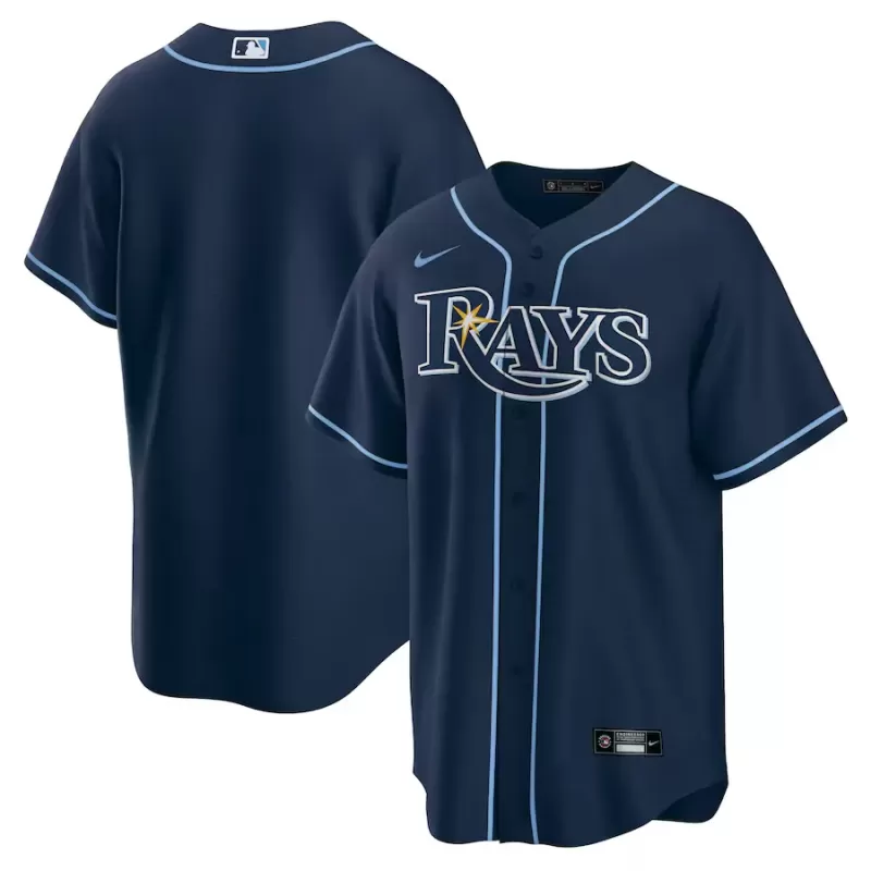 Men's Tampa Bay Rays Nike Navy Alternate Replica Team Jersey Men's Tampa Bay Rays Nike Navy Alternate Replica Team Jersey