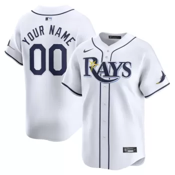Men's Tampa Bay Rays Nike White Home Limited Custom Jersey Men's Tampa Bay Rays Nike White Home Limited Custom Jersey