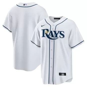Men's Tampa Bay Rays Nike White Home Replica Team Jersey Men's Tampa Bay Rays Nike White Home Replica Team Jersey
