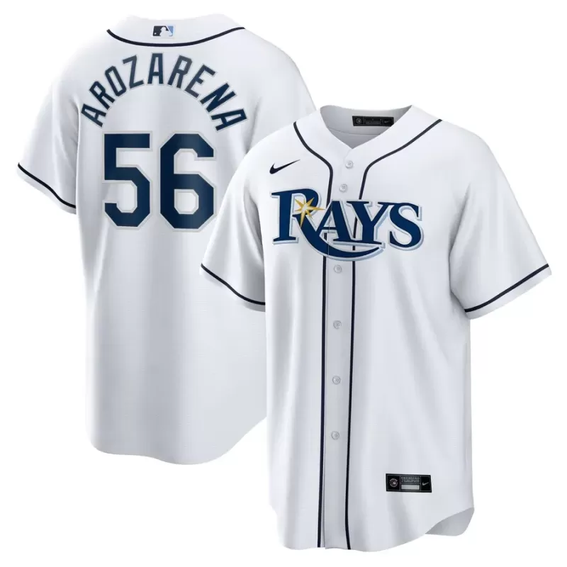 Men's Tampa Bay Rays Randy Arozarena Nike White Replica Player Jersey Men's Tampa Bay Rays Randy Arozarena Nike White Replica Player Jersey