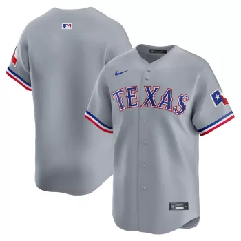 Men's Texas Rangers Nike Gray Away Limited Jersey Men's Texas Rangers Nike Gray Away Limited Jersey