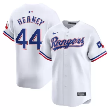 Men's Texas Rangers Andrew Heaney Nike White Home Limited Player Jersey Men's Texas Rangers Andrew Heaney Nike White Home Limited Player Jersey