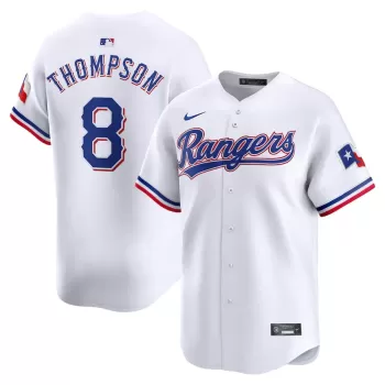 Men's Texas Rangers Bubba Thompson Nike White Home Limited Player Jersey Men's Texas Rangers Bubba Thompson Nike White Home Limited Player Jersey