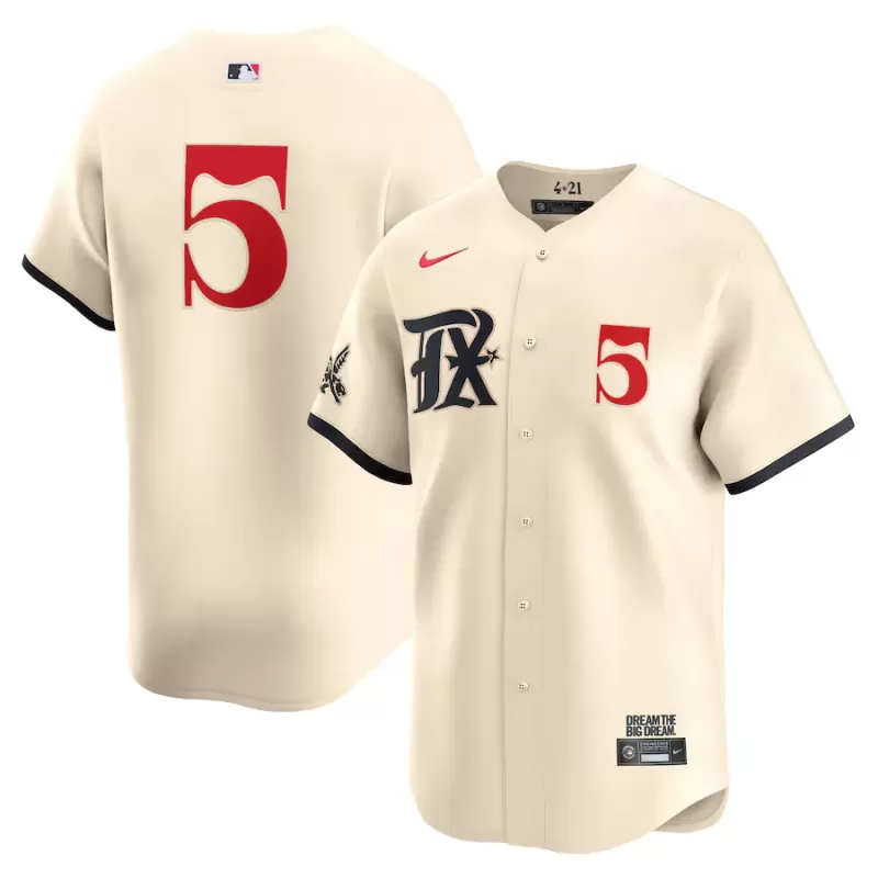 Men's Texas Rangers Corey Seager Nike Natural City Connect Limited Player Jersey Men's Texas Rangers Corey Seager Nike Natural City Connect Limited Player Jersey