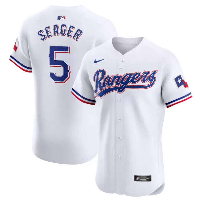 Men's Texas Rangers Corey Seager Nike White Home Elite Player Jersey Men's Texas Rangers Corey Seager Nike White Home Elite Player Jersey