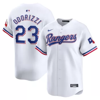 Men's Texas Rangers Jake Odorizzi Nike White Home Limited Player Jersey