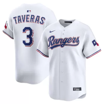 Men's Texas Rangers Leody Taveras Nike White Alternate Limited Player Jersey Men's Texas Rangers Leody Taveras Nike White Alternate Limited Player Jersey