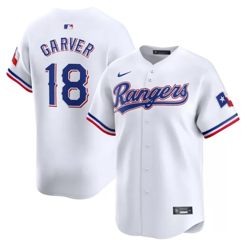 Men's Texas Rangers Mitch Garver Nike White Home Limited Player Jersey Men's Texas Rangers Mitch Garver Nike White Home Limited Player Jersey