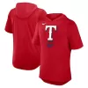 Men's Texas Rangers Nike Red Tri-Blend Hoodie T-Shirt