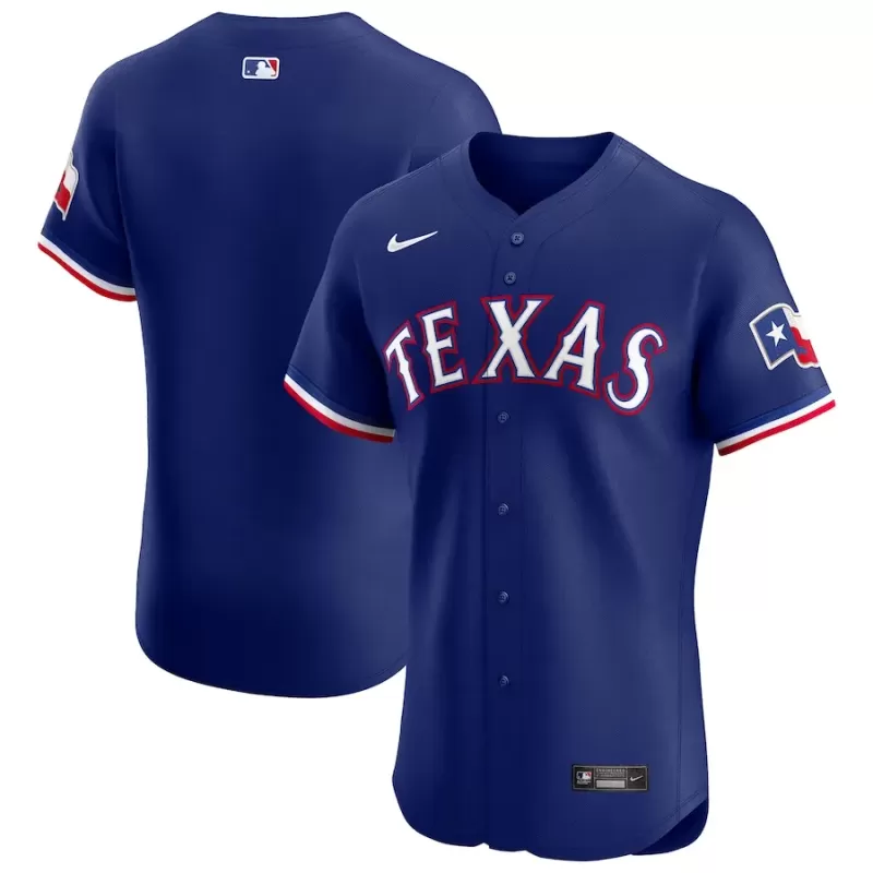 Men's Texas Rangers Nike Royal Alternate Vapor Premier Elite Patch Jersey Men's Texas Rangers Nike Royal Alternate Vapor Premier Elite Patch Jersey