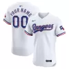 Men's Texas Rangers Nike White Home Elite Custom Jersey