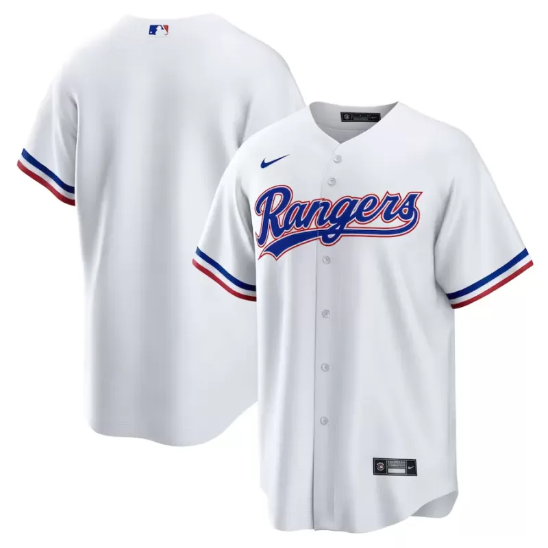 Men's Texas Rangers Nike White Home Replica Team Jersey Men's Texas Rangers Nike White Home Replica Team Jersey