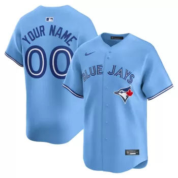 Men's Toronto Blue Jays  Nike Light Blue  Alternate Limited Custom Jersey