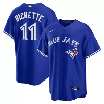 Men's Toronto Blue Jays Bo Bichette Nike Rush Blue Alternate 2 Replica Jersey