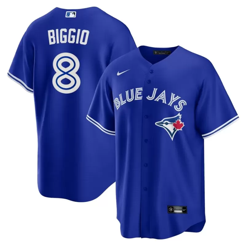 Men's Toronto Blue Jays Cavan Biggio Nike Royal Replica Player Name Jersey Men's Toronto Blue Jays Cavan Biggio Nike Royal Replica Player Name Jersey