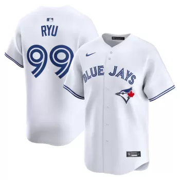Men's Toronto Blue Jays Hyun Jin Ryu Nike White Home Limited Player Jersey