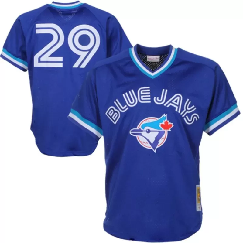 Men's Toronto Blue Jays Joe Carter Mitchell & Ness Royal 1993 Authentic Cooperstown Collection Mesh Batting Practice Jersey Men's Toronto Blue Jays Joe Carter Mitchell & Ness Royal 1993 Authentic Cooperstown Collection Mesh Batting Practice Jersey