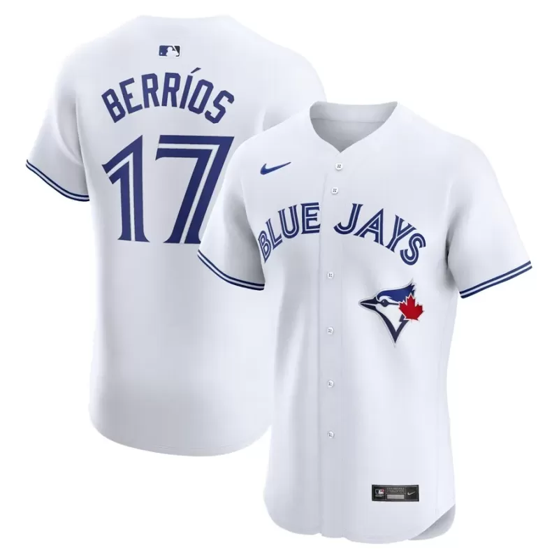 Men's Toronto Blue Jays Jose Berrios Nike White Home Elite Player Jersey Men's Toronto Blue Jays Jose Berrios Nike White Home Elite Player Jersey