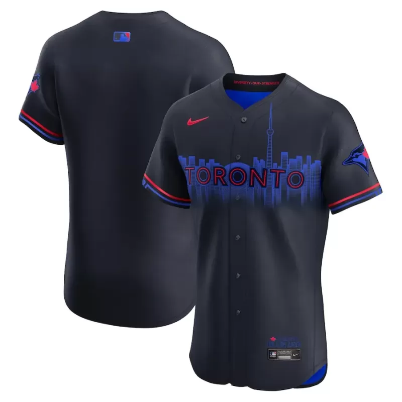 Men's Toronto Blue Jays Nike Navy City Connect Elite Jersey Men's Toronto Blue Jays Nike Navy City Connect Elite Jersey