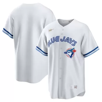 Men's Toronto Blue Jays Nike White Home Cooperstown Collection Team Jersey Men's Toronto Blue Jays Nike White Home Cooperstown Collection Team Jersey