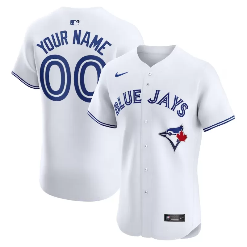 Men's Toronto Blue Jays Nike White Home Elite Custom Jersey Men's Toronto Blue Jays Nike White Home Elite Custom Jersey