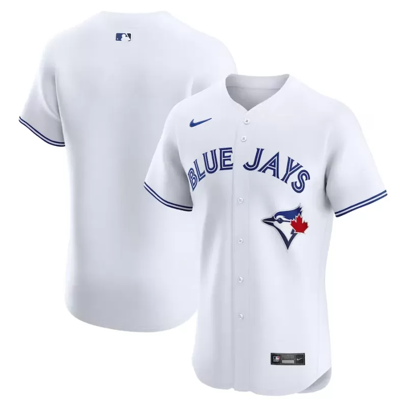 Men's Toronto Blue Jays Nike White Home Elite Jersey Men's Toronto Blue Jays Nike White Home Elite Jersey