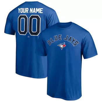Men's Toronto Blue Jays Royal Personalized Team Winning Streak Name & Number T-Shirt Men's Toronto Blue Jays Royal Personalized Team Winning Streak Name & Number T-Shirt