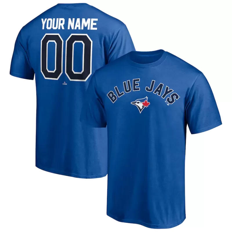 Men's Toronto Blue Jays Royal Personalized Team Winning Streak Name & Number T-Shirt Men's Toronto Blue Jays Royal Personalized Team Winning Streak Name & Number T-Shirt