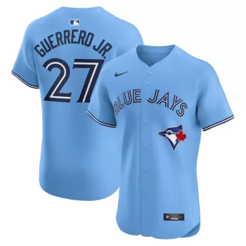 Men's Toronto Blue Jays Vladimir Guerrero Jr. Nike Powder Blue Alternate Elite Player Jersey Men's Toronto Blue Jays Vladimir Guerrero Jr. Nike Powder Blue Alternate Elite Player Jersey