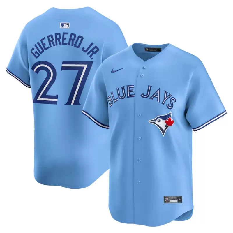 Men's Toronto Blue Jays Vladimir Guerrero Jr. Nike Powder Blue Alternate Limited Player Jersey Men's Toronto Blue Jays Vladimir Guerrero Jr. Nike Powder Blue Alternate Limited Player Jersey