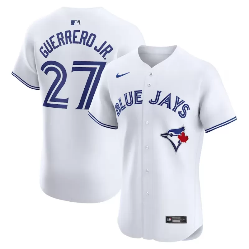 Men's Toronto Blue Jays Vladimir Guerrero Jr. Nike White Home Elite Player Jersey Men's Toronto Blue Jays Vladimir Guerrero Jr. Nike White Home Elite Player Jersey
