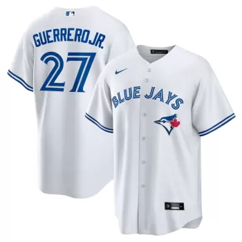 Men's Toronto Blue Jays Vladimir Guerrero Jr. Nike White Home Replica Player Name Jersey Men's Toronto Blue Jays Vladimir Guerrero Jr. Nike White Home Replica Player Name Jersey