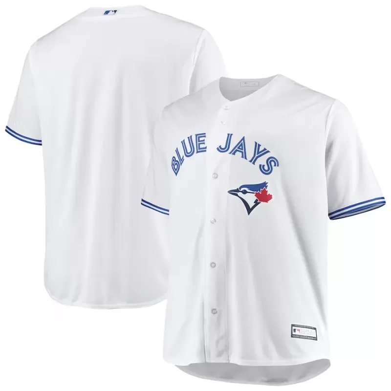 Men's Toronto Blue Jays White Home Replica Team Jersey