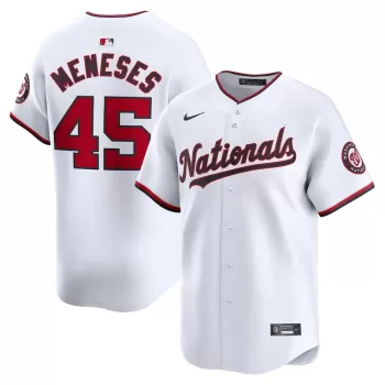 Men's Washington Nationals Joey Meneses Nike White Home Limited Player Jersey Men's Washington Nationals Joey Meneses Nike White Home Limited Player Jersey
