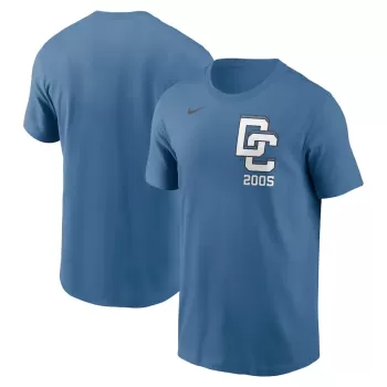 Men's Washington Nationals Nike Blue 2025 City Connect Wordmark T-Shirt Men's Washington Nationals Nike Blue 2025 City Connect Wordmark T-Shirt
