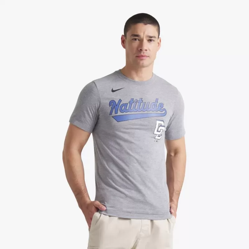 Men's Washington Nationals Nike Heather Charcoal 2025 City Connect Tri-Blend T-Shirt Men's Washington Nationals Nike Heather Charcoal 2025 City Connect Tri-Blend T-Shirt