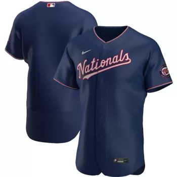 Men's Washington Nationals Nike Navy Alternate Authentic Team Jersey Men's Washington Nationals Nike Navy Alternate Authentic Team Jersey