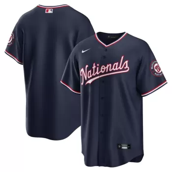 Men's Washington Nationals Nike Navy Alternate Replica Team Jersey Men's Washington Nationals Nike Navy Alternate Replica Team Jersey