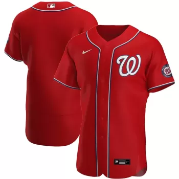 Men's Washington Nationals Nike Red Alternate Authentic Team Jersey Men's Washington Nationals Nike Red Alternate Authentic Team Jersey