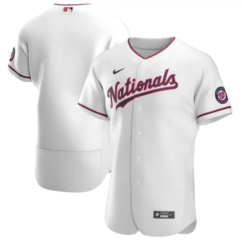 Men's Washington Nationals Nike White Alternate Authentic Team Jersey Men's Washington Nationals Nike White Alternate Authentic Team Jersey