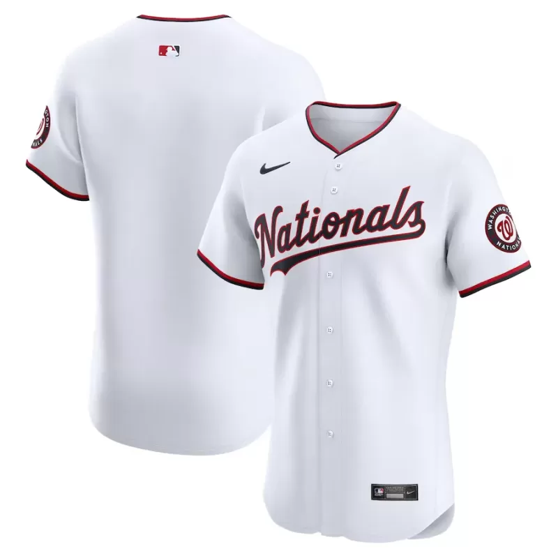 Men's Washington Nationals Nike White Home Elite Jersey Men's Washington Nationals Nike White Home Elite Jersey