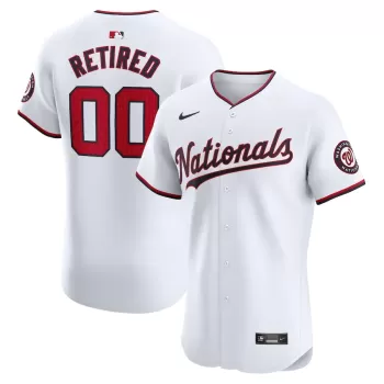 Men's Washington Nationals Nike White Home Elite Pick-A-Player Retired Roster Jersey Men's Washington Nationals Nike White Home Elite Pick-A-Player Retired Roster Jersey