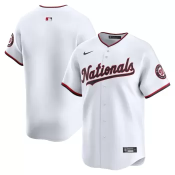 Men's Washington Nationals Nike White Home Limited Jersey Men's Washington Nationals Nike White Home Limited Jersey